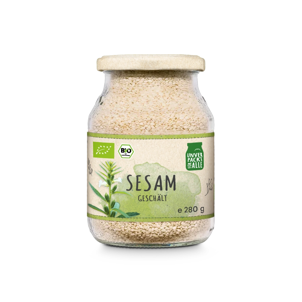 Geschälter Sesam Bio