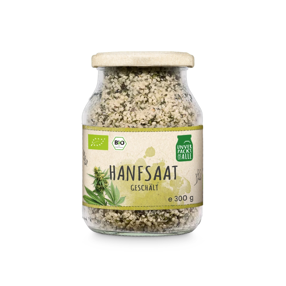 Geschälte Hanfsaat Bio