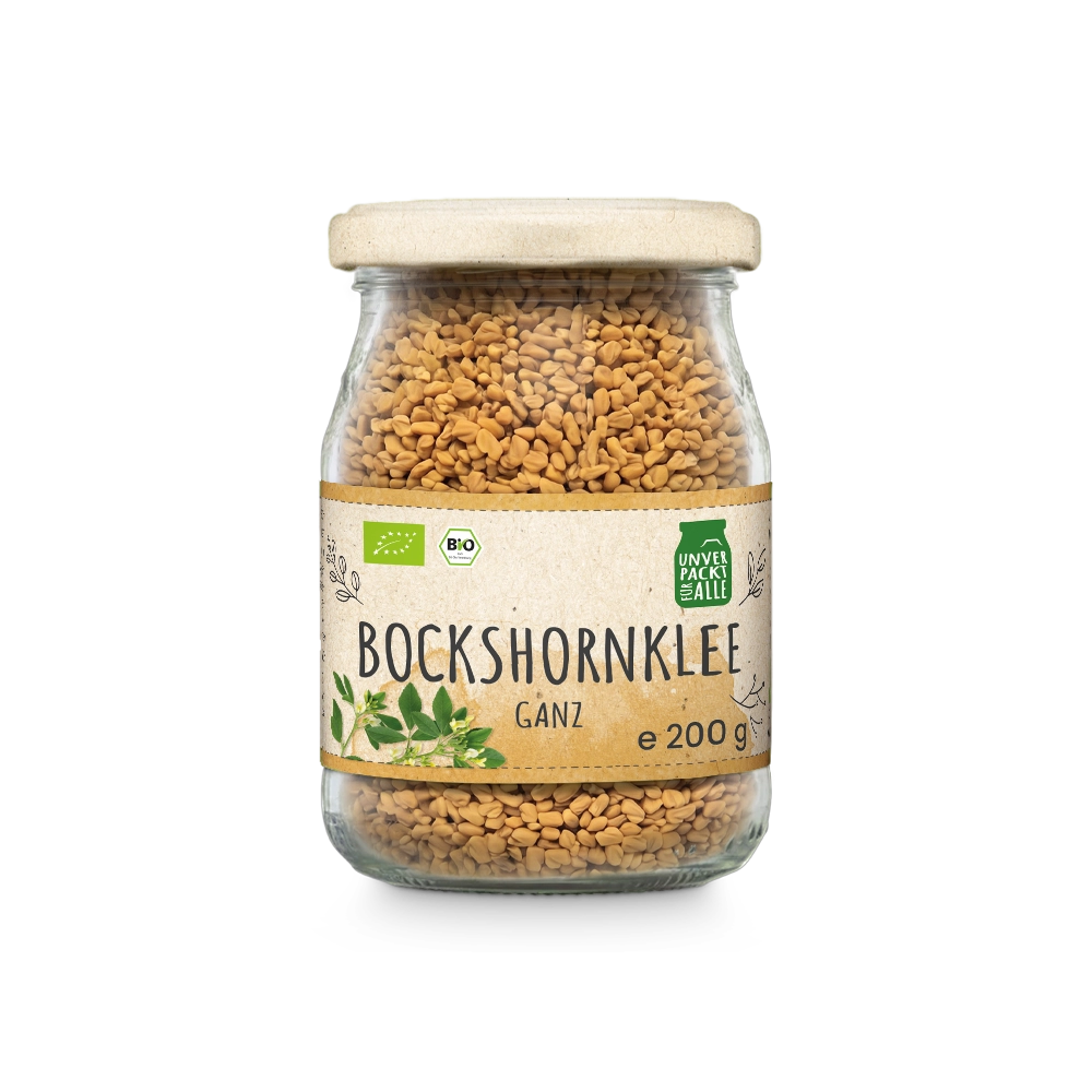 Bockshornklee, ganz, Bio