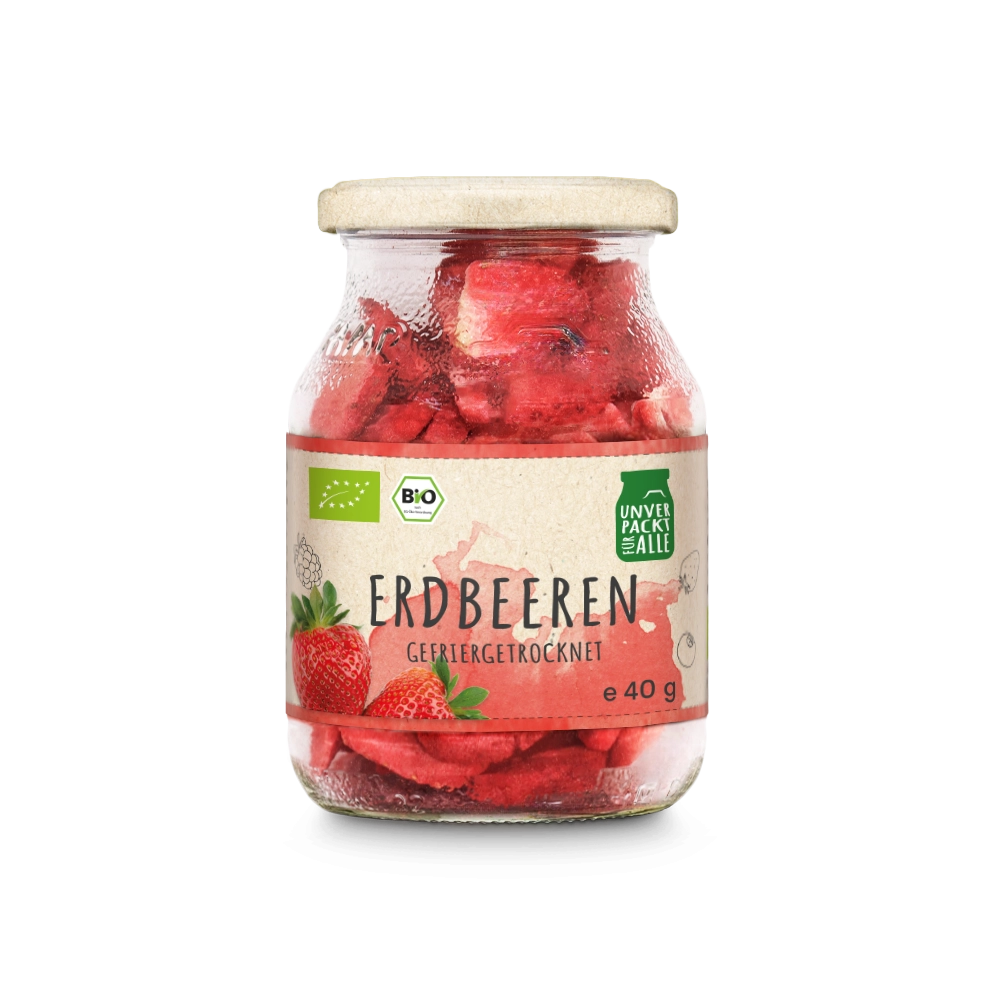 Erdbeeren, gefriergetr. Bio
