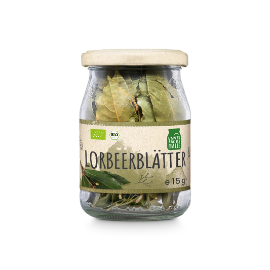 Lorbeerblätter, EG Bio 15g im MMP Pfandglas