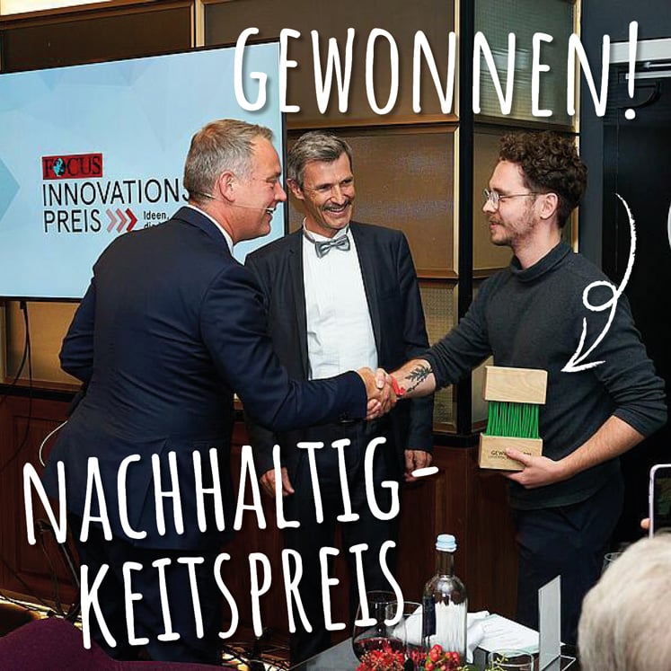 übergabe nachhaltigkeitspreis von focus in münchen